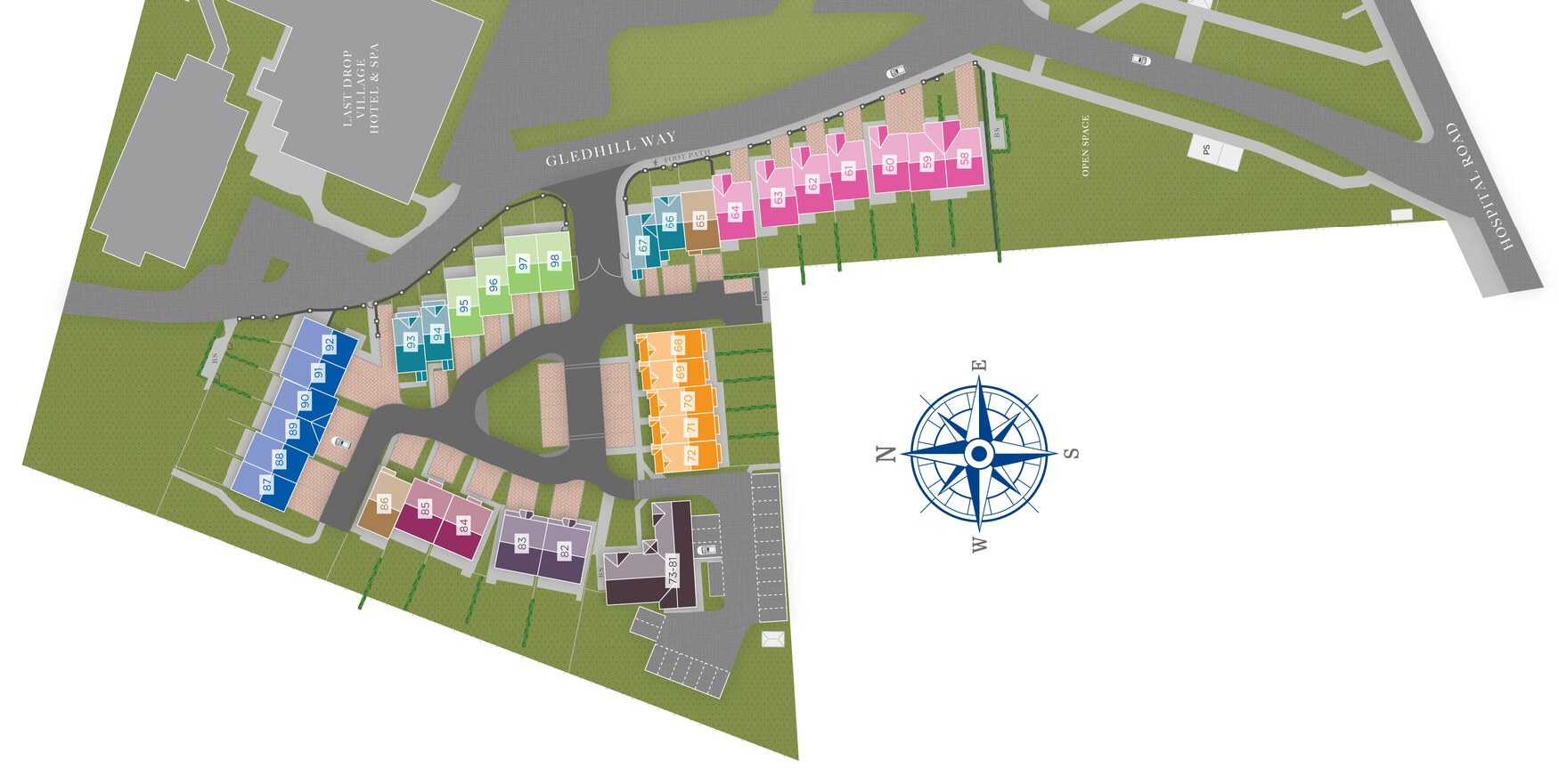 Sanctuary Last Drop Village site plan