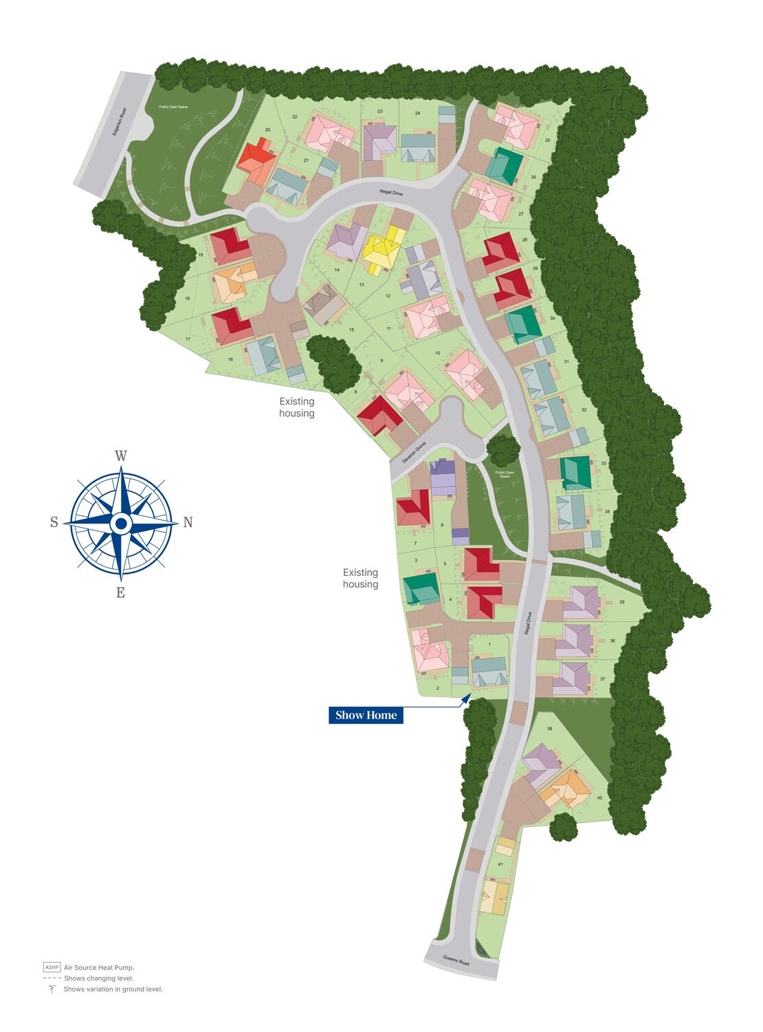 Clayton Manor site plan