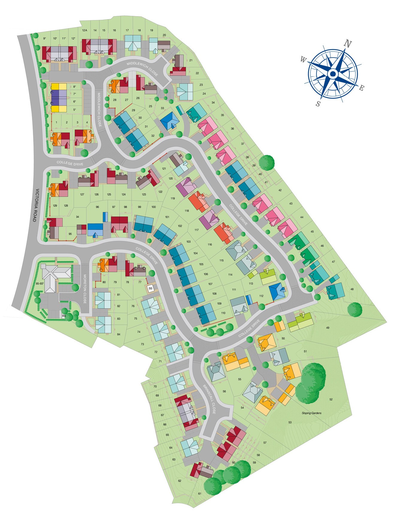 Rivington Grange site plan