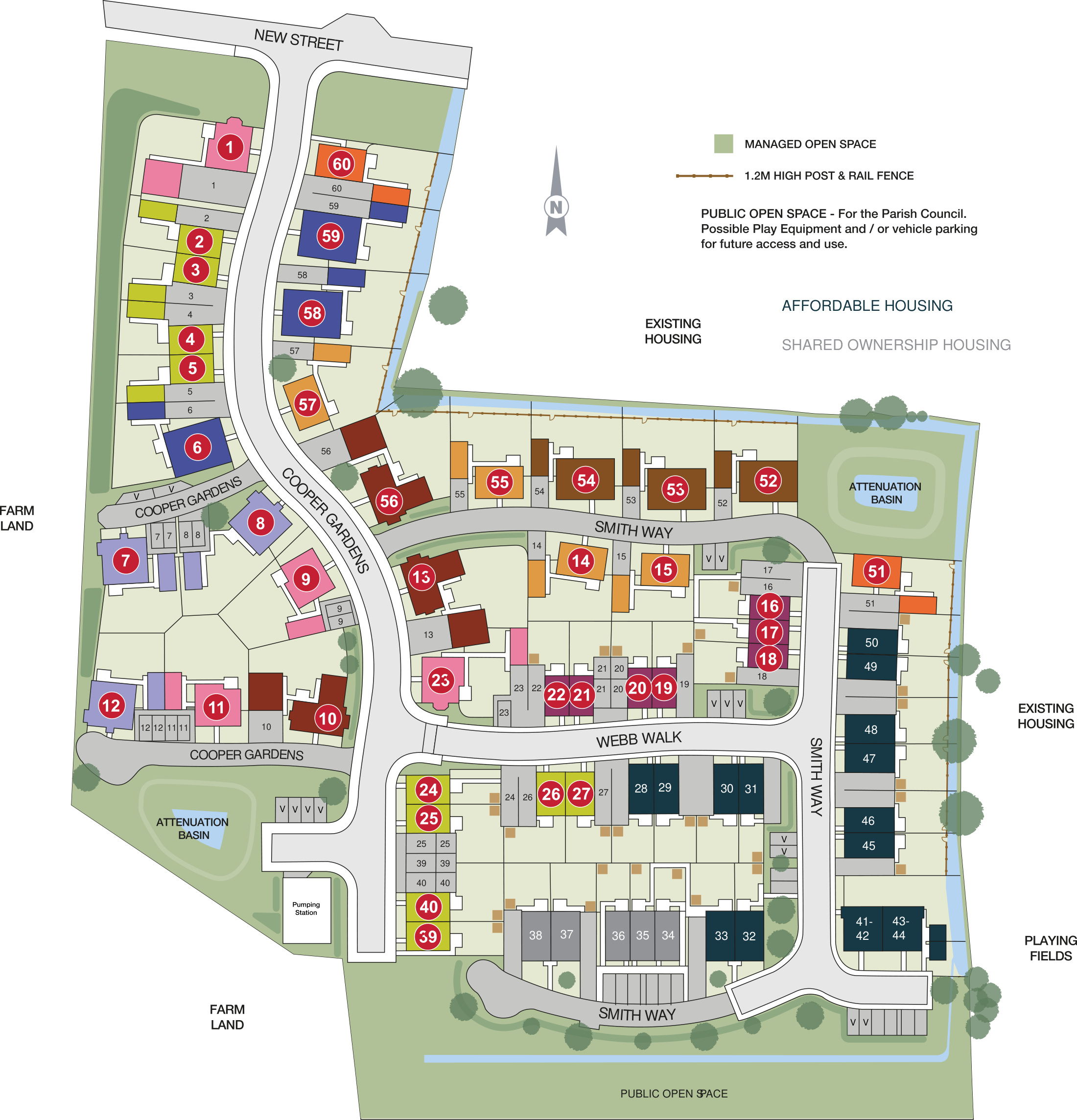 All Saints Green, Stradbroke site plan