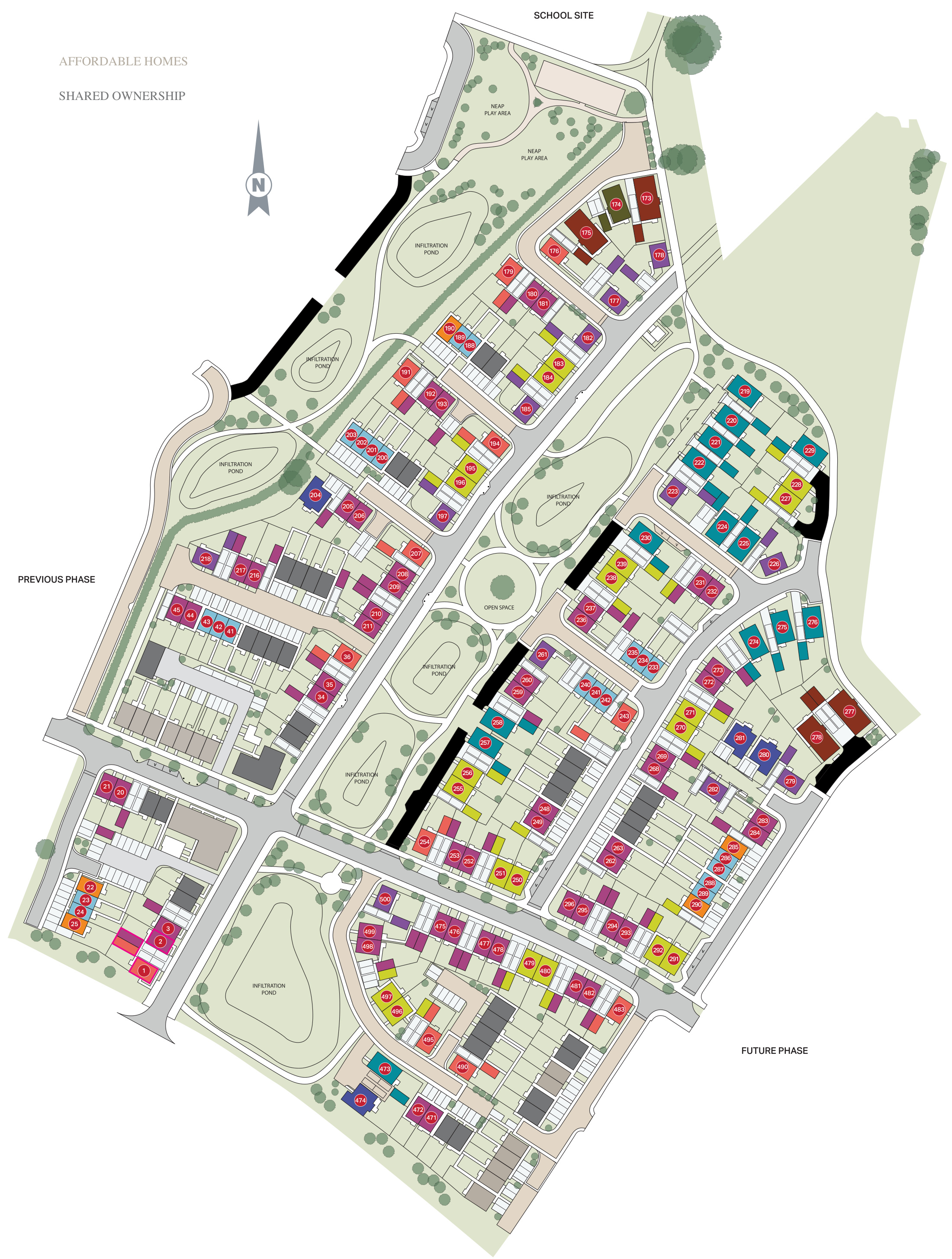 Bincombe Park site plan