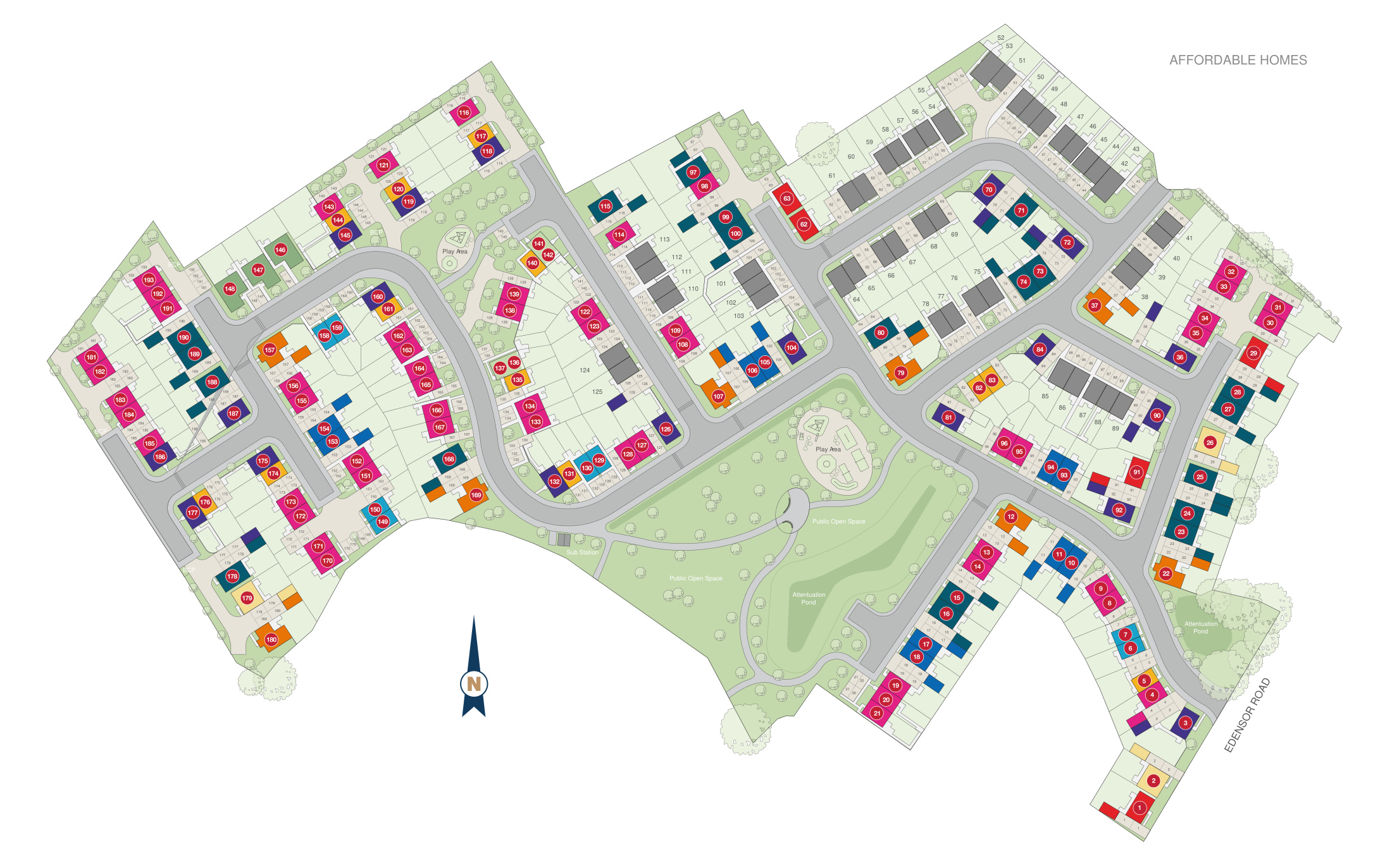 Gladstone Rise site plan