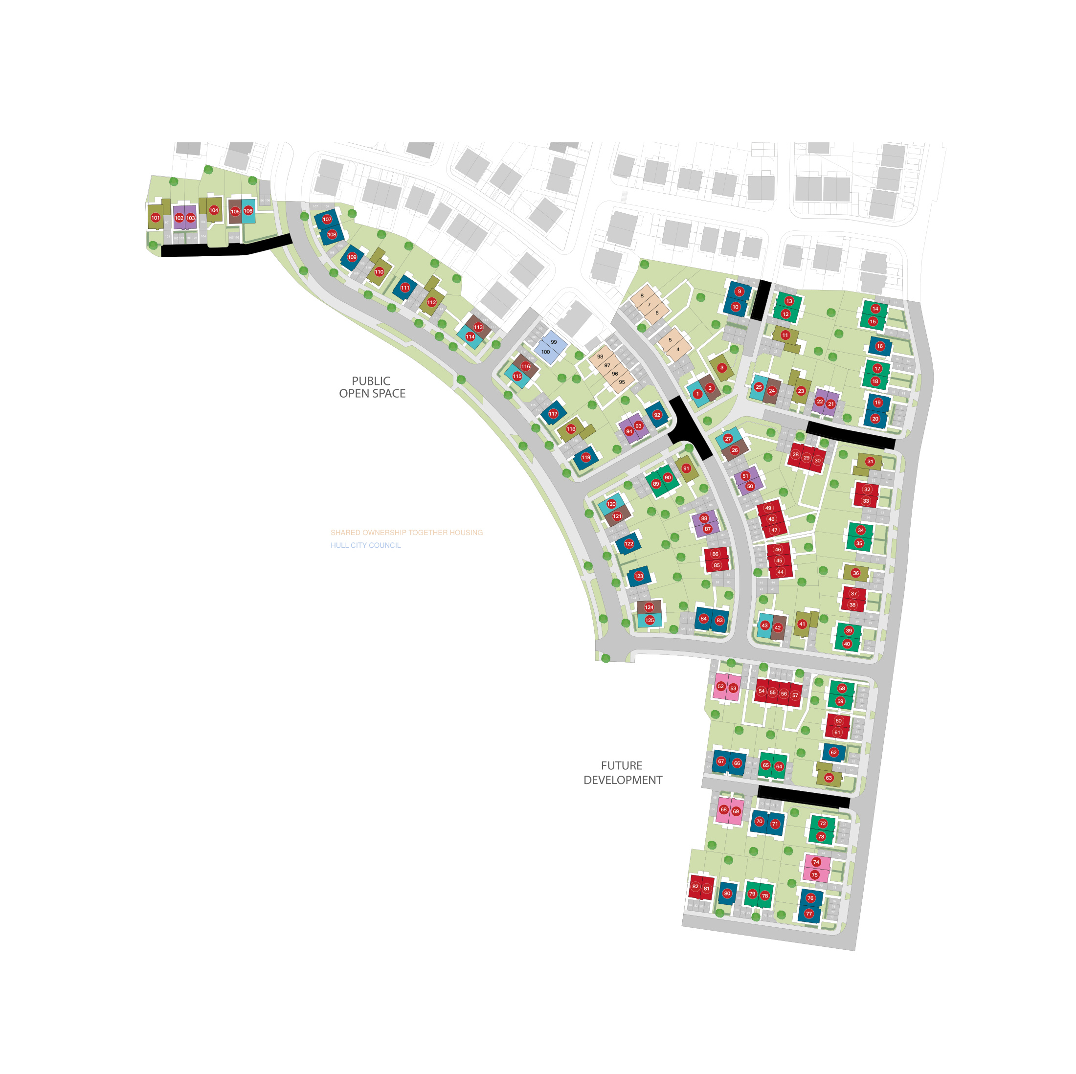 The Leeway 4, Hull site plan