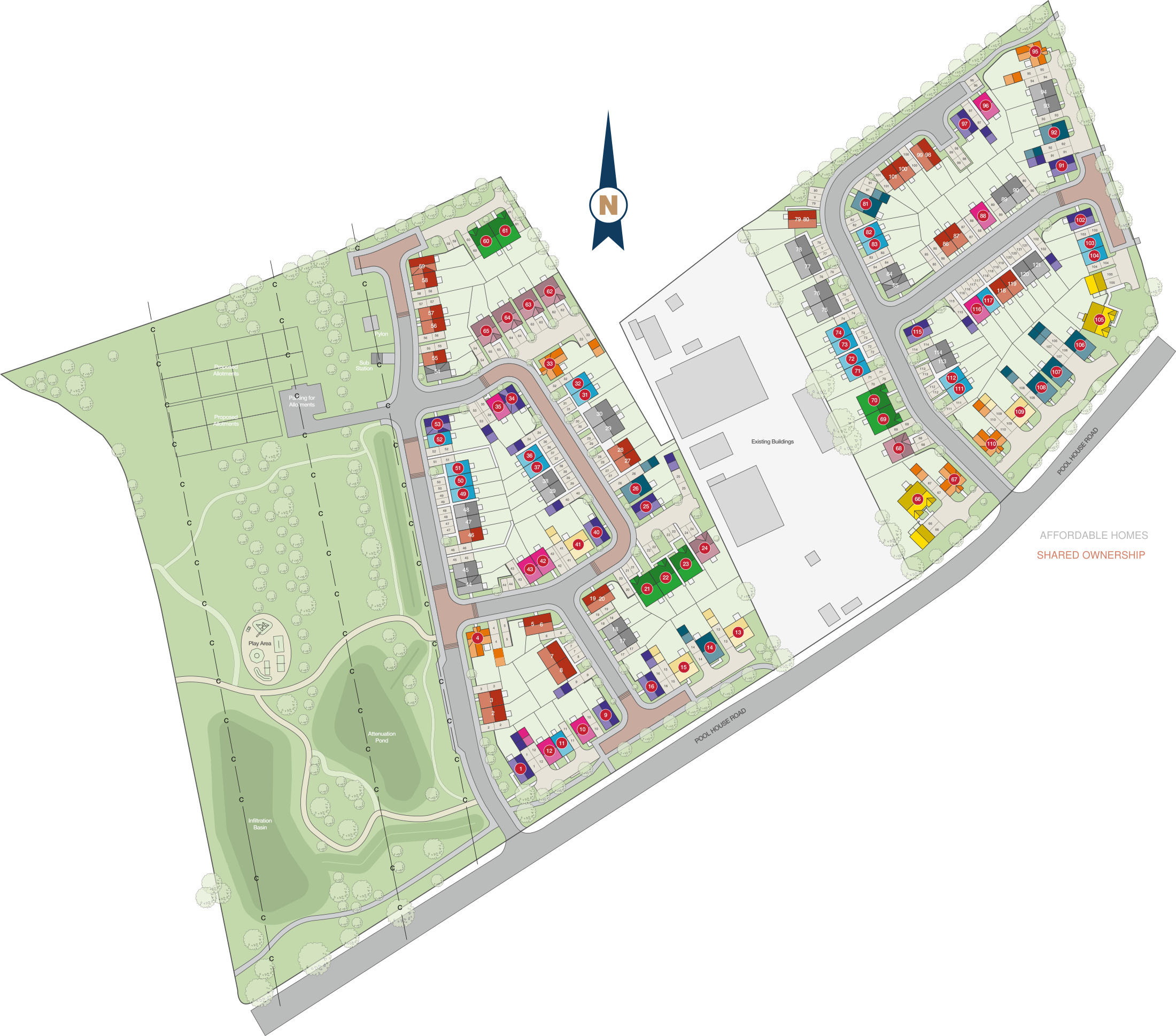 The Orchards site plan