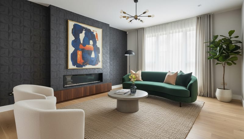 Feature Walls and Statement Pieces in New Build Homes