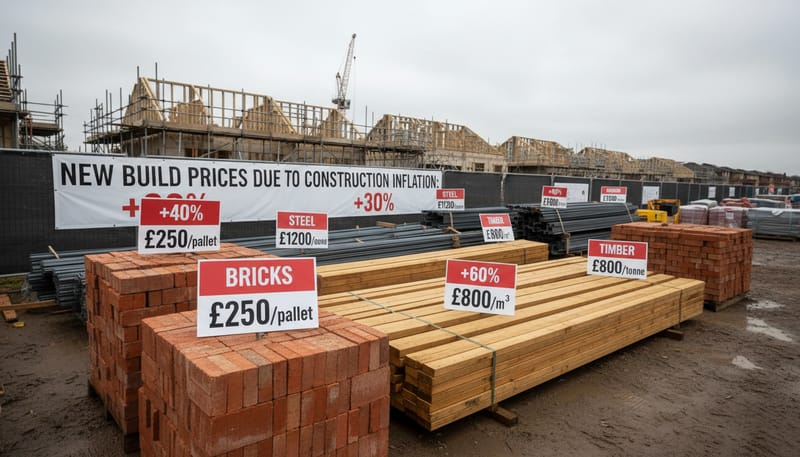 Construction Costs and How They Affect New Build Prices
