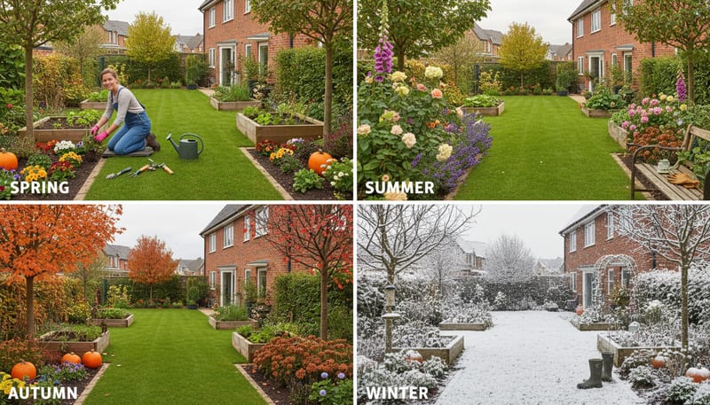 Gardening Calendar for New Build Home Owners