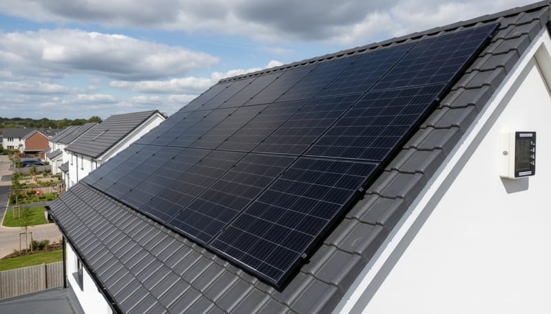 Solar Panels on New Build Homes: Costs, Generation, and Return on Investment