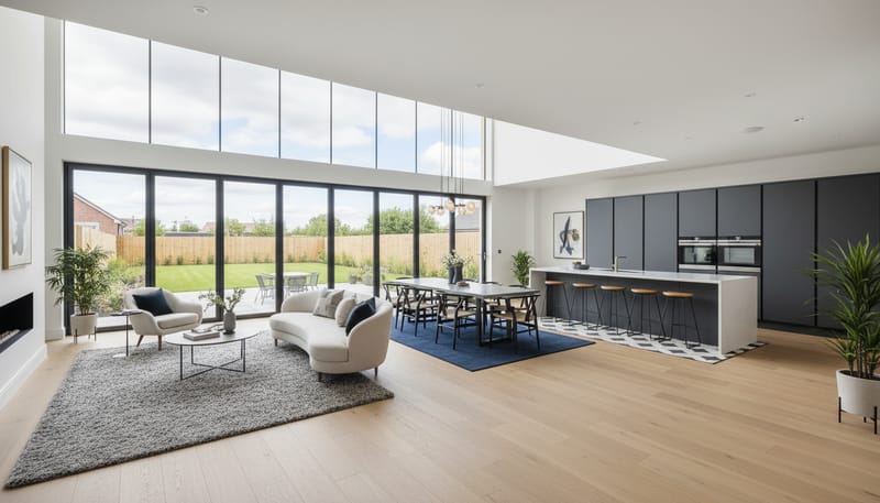 Open-Plan Living in New Build Homes: How to Zone and Style Your Space