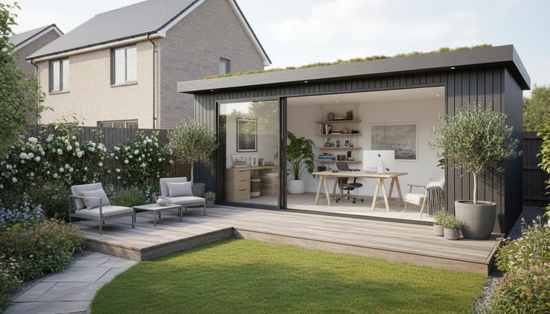 Garden Rooms and Outbuildings for New Build Properties