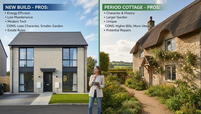 New Build vs Older Home: A First-Time Buyer's Comparison