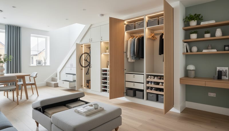 New Build Storage Solutions: Built-In and Freestanding Ideas