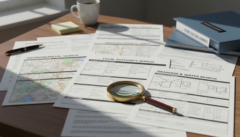 New Build Legal Searches: What Your Solicitor Checks