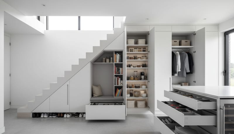 New Build Storage Solutions and Organisation Tips