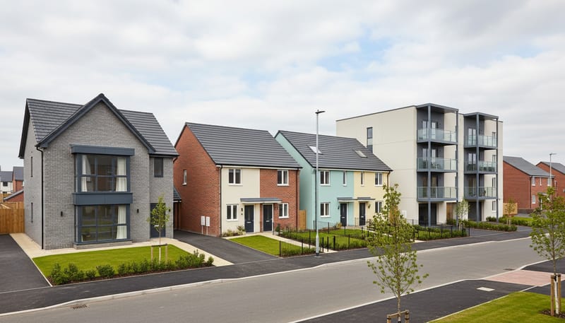 New Build Property Types Explained: Houses, Flats & Townhouses