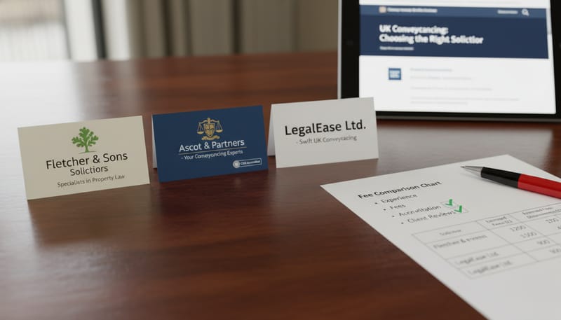 Choosing the Right Solicitor for Your New Build: CQS Accreditation, Fee Structures Compared, Panel vs Independent, Questions to Ask Before Instructing, Red Flags, and How to Switch Mid-Transaction